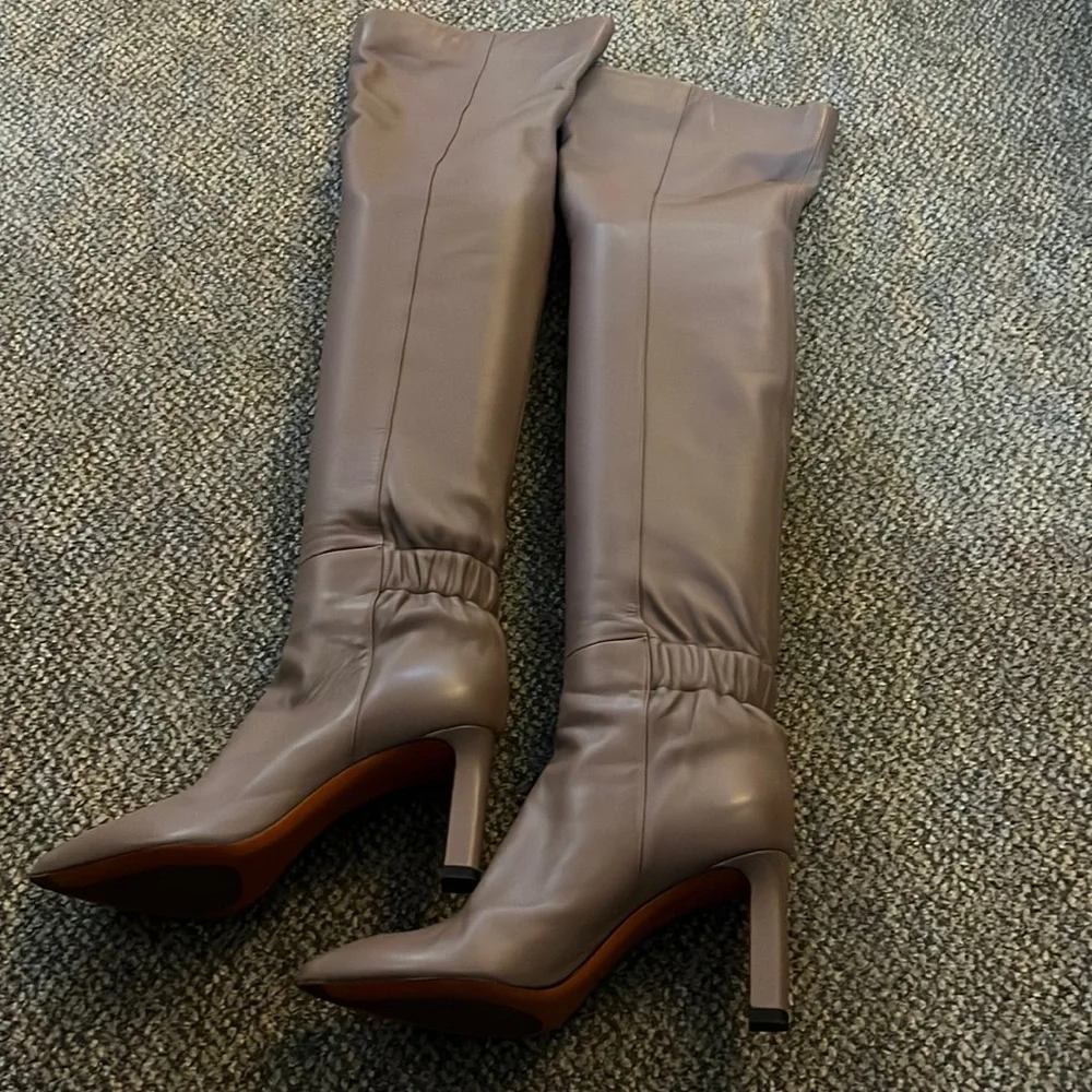 Santoni boots over the knee with stains shoe 👞 check pictures before purchasing - Picture 4 of 13